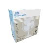 Stolný ventilátor - 30 cm - 35 W - 3 rýchlosti - oscilačný - biely - 220 – 240 V AC