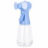 Ručný ventilátor - s funkciou rozprašovania a nádržkou na vodu - 2 x AA - 9,9 x 7,7 x 21,5 cm