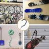 2 balenia liatinových garážových dverí na stenu pre bicykle