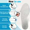 1 pár magnetická akupresúrna vložka do topánok - Ergonomická podpora klenby, mäkká, pružná