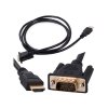 HDMI kábel so zlatým konektorom, s Full HD D-sub káblom