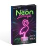 Neónová LED lampa - ružový plameniak - 3 x AA + USB - 12 x 8,5 x 29,5 cm