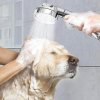Sprchová hlavica, sprchová ružica s 3 režimami Strieborná farba
