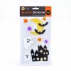Halloween gélové okenné nálepky - 15 x 25 cm - 3 varianty