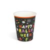 Halloweenový papierový pohár - "Happy Halloween" - 2,5 dl - 8 ks / balenie
