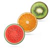 Chladiaca podložka pre domáce zvieratá – kivi, pomaranč, melón – 50 cm