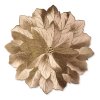 Prestieranie – zlaté – metalický efekt – kvet – PVC – 38 cm