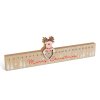 Adventný kalendár - „Merry Christmas“ sob - MDF - 40 x 11 cm