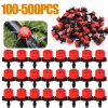 Súprava nastaviteľných zavlažovacích kvapkacích a postrekovacích hlavíc (100 ks)