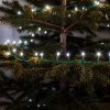 Svetelná reťaz – 30 m – studená biela – 600 LED – 220–240 V – 6 W – zelený kábel