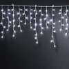 Svetelný záves – 15 m – studená biela – 600 LED – 100–240 V – 6 W – priehľadný kábel