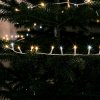 Svetelná reťaz - 5 m - 200 teplá biela & 50 studená biela LED - 100-240V - 6W - biely kábel