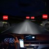 Reflexná uhlíková auto nálepka, tuningový pásik na auto