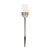 Home MX816 solárna záhradná lampa, 12 ks displej, plast, 1 ks teplobiely LED, vonkajšie, vnútorné