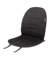 Vyhrievateľná ochrana na sedadlo - so zástrčkou do autozapalovača - čierna
