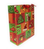 Vianočná darčeková taška, 30 x 42 cm