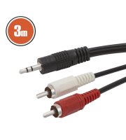 RCA / JACK kábel 3,0 m