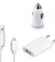 Micro USB kábel, adaptér a nabíjačka do auta