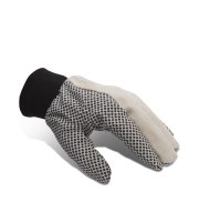Protišmykové bavlnené rukavice L