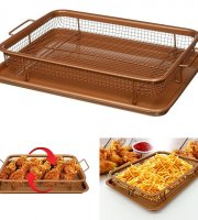 Copper rectangle Crispy Tray - Pekáč na zemiaky