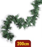 Girlanda zasnežené zelené ihličie, husté - 150 cm