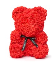 Macík z ruží - Červený - 70 cm