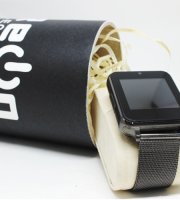 REON - Inteligentné hodinky s kovovým remienkom, slot na SIM kartu, so zabudovanou kamerou, v darčekovej krabičke