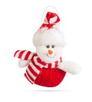 Vianočná dekoračná - snehuliak - 14 x 16 cm