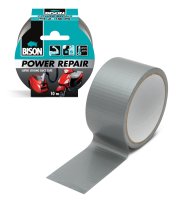 BISON Power Repair posilnená lepiaca páska - sivá - 10 m