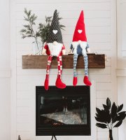 Vianočný škandinávsky trpaslík s nohami - 2 druhy - 50 cm