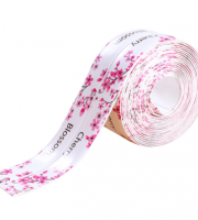 Plesňuvzdorná tesniaca páska - Biela s kvetinovým vzorom