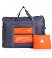 Ručná batožina veľkosti, skladacia taška v oranžovej farbe