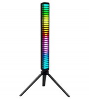 RGB aktívny LED stojan blikajúci do rytmu hudby