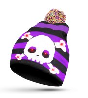 Halloweenska čiapka - s farebným LED, strapcom - 21 x 26 cm