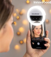 Univerzálny, svietiaci selfie krúžok na telefón
