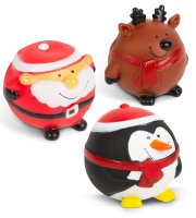 Vianočná hračka pre psa - pípajúca - 3 druhy