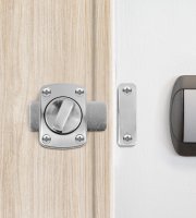 Zámok na kúpeľňové dvere – hliník - 65 x 55 x 24 mm