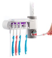 UV sterilizátor zubných kefiek s dávkovačom zubnej pasty (Innovagoods)