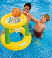 Nafukovateľná basketbalová hra do bazéna