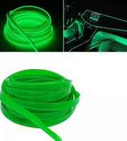 LED pásik na palubnú dosku, dekoračný pásik do auta zelený