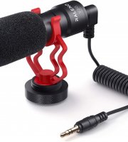 RALENO univerzálny video mikrofón s držiakom na tlmenie nárazov