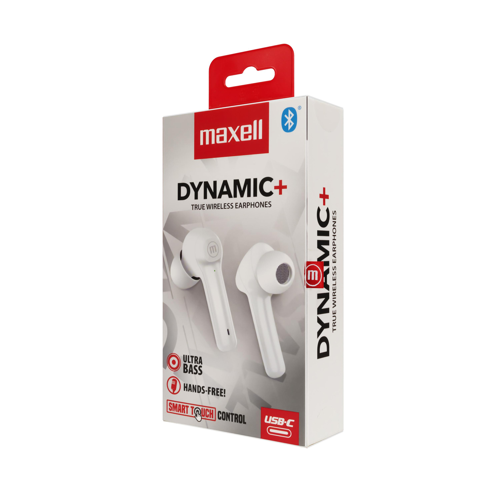 Maxell BT Dynamic+TWS slúchadlá - biele