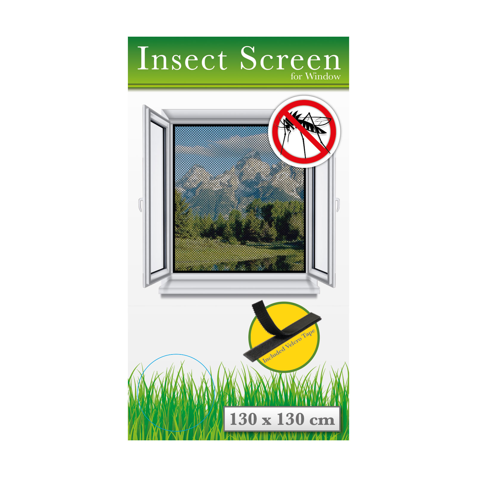 Sieťka proti hmyzu na okno čierna