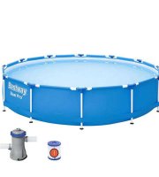 Bazén s pevnou stenou s filtrom na cirkuláciu vody - 366 x 76 cm - 6473 litrov
