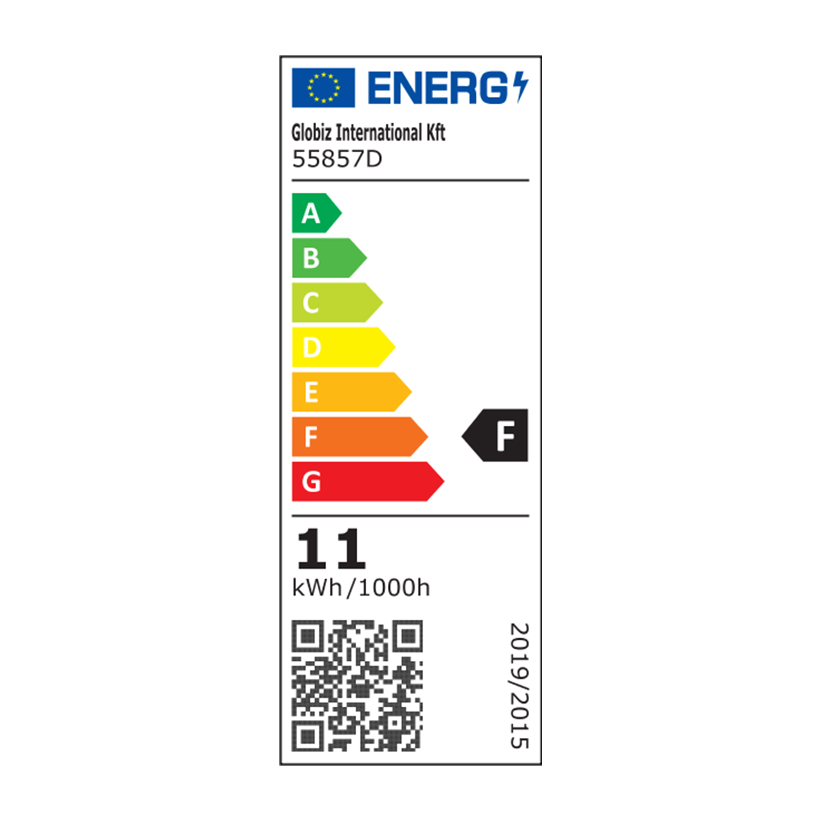 COB LED pás - denná biela - 12V - 11W/m - 320 LED/meter - 5 m / balenie