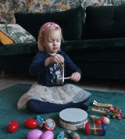 Drevený nástrojový set pre deti v batohu (Kruzzel)