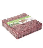 Záhradné dlaždice - plast - terakota - 5 ks / balenie