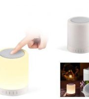 Bluetooth reproduktor s LED lampou a vešiakom