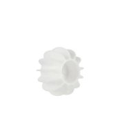 Opakovane použiteľná silikónová práčková guľa v bielej farbe