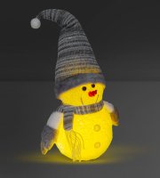 Vianočný LED snehuliak - 35 cm - 3 x AA